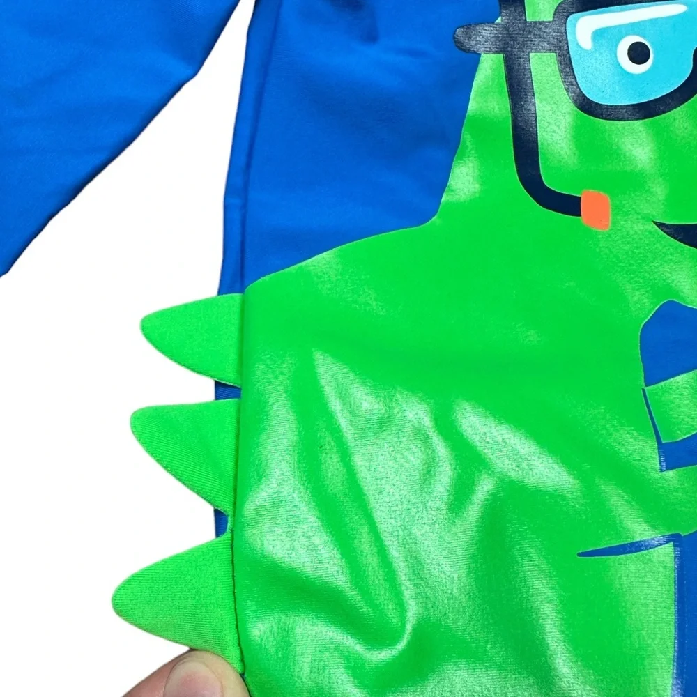 LITTLE ME: NWT Dinosaur 3D Rash-Guard Shirt -Size 24 Months